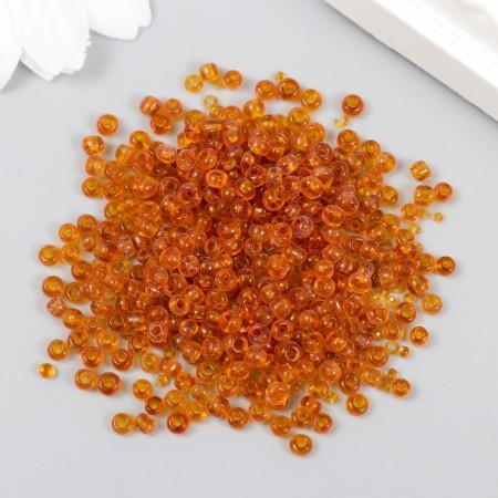 Beads "Zlatka" 08/0, 3 mm, 10 g 0002C Amber-1
