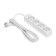 Extension cord Standard 4 nests, 3m, 3x1.0mm², s/h, white rexant