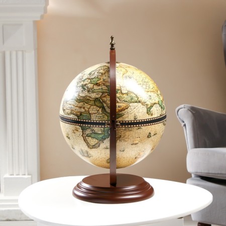 Globe bar decorative "Captain Map" 38x33x48 cm-8