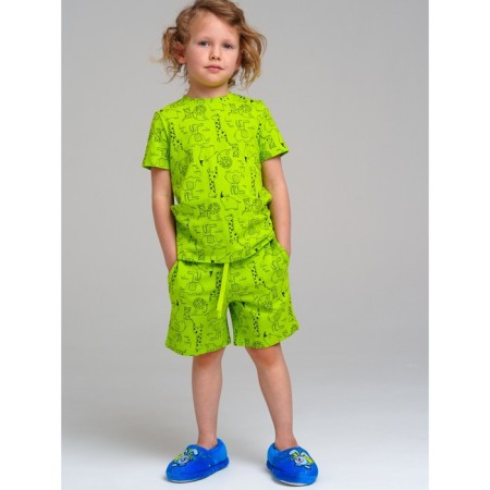 Pajama for the boy PlayTode: T -shirt and shorts, height 104 cm