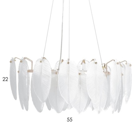 Javani chandelier 6he14 40W gold 55x55x23 cm Bayerlux-4