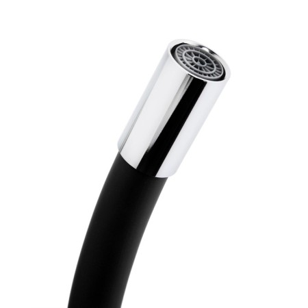 Kitchen mixer Zein Z2111, single -leaf, flexible surge, cartridge 40 mm, black/chromium-5