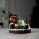 LED figure "Train and Christmas tree" 20 × 20 × 16 cm, polystone, AAX3 batteries (not in the kit), USB, glow warm white