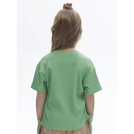 T -shirt for girls, height 110 cm, apple color-2