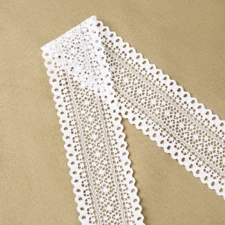 Elastic lace, 40 ± 5 mm × 10 ± 1 m, white color-1