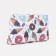 Cosmetic bag with lightning, white/multi -colored color