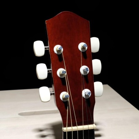 Acoustic guitar 6 string, size 3/4, strings metal-1