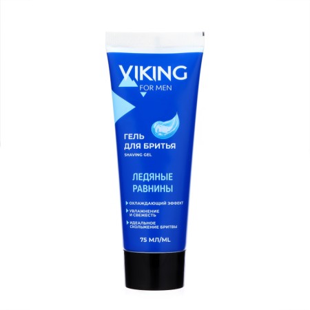 Viking shaving gel "Ice Plains", 75 ml