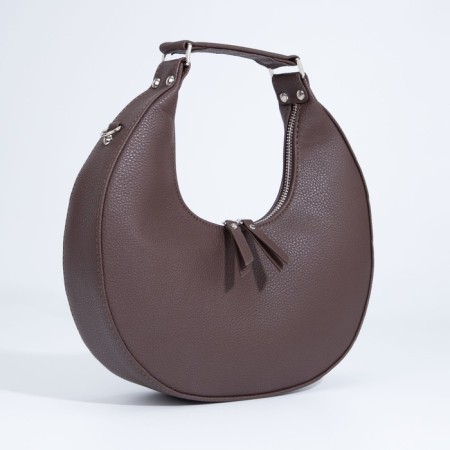 L-Craft Baget Baget with a zipper, brown color-2