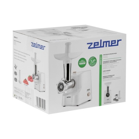 Selmer ZMM1011, 1000 watts, 1.3 kg/min, nozzle for sausages, white-9