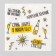 Napkins single -layer “praise”, 24x24 cm, New Year's set 20 pcs.