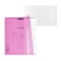 Notebook 12 sheets, A5+line, on the bracket, Erichkrause, classic Coverprio Neon, plastic cover, pink,