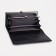 Women's wallet on magnets, black color