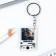 Key keychain Acrylic player "Half of my", 3.5 x 10 cm