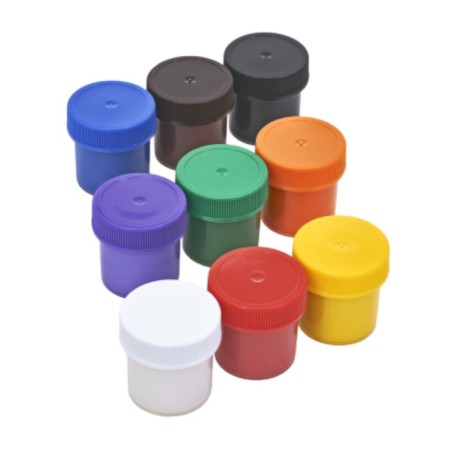 Gouache 9 colors x 25 ml, office collection "anime", in a cardboard box-2
