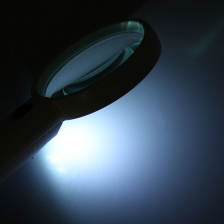 Lupa 3x, d = 7.5 cm, with backlight, 3 aaa, white-4