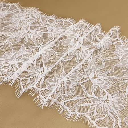 Lace cilia, 200 mm × 3 ± 0.5 m, white color-2