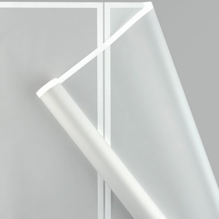 Flower film matte packaging "Kaima" white 0.5x9 m-2