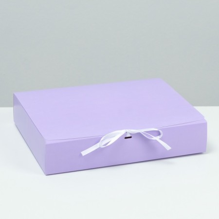 Folding box, lavender, 25 x 20 x 5 cm