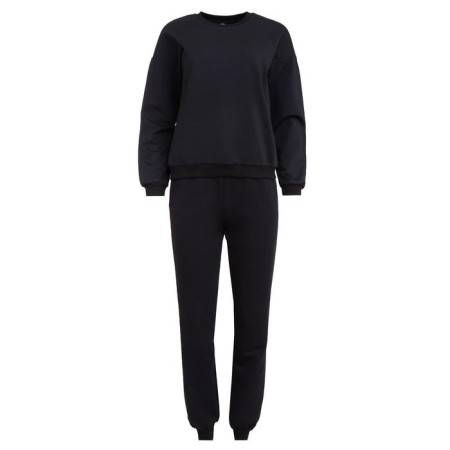 Women's costume (sweatshirt, trousers) minku: Casual Collection Black color, size 42-6