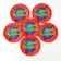 Disposable paper plate "Happy Birthday" Web, 18 cm