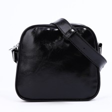 Bag Cross-Bodi with a zipper, black color