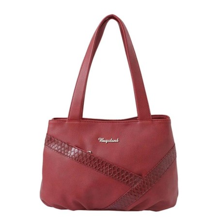 Bag-bag, lightning department, external pocket, red color