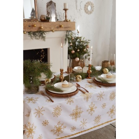 Goldenflakes "Ethel" Golden Snowflakes 149x300 +/- 3cm, 100% cotton, 190 g/m2-6