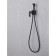 ABBER WASSERFALL AF8625B bidet, built -in, with a hygienic shower, black