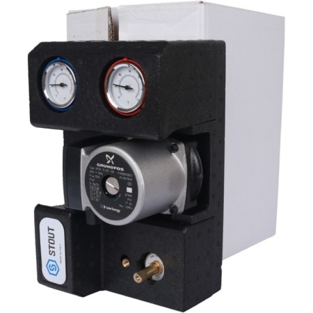 STOUT SDG-0007-002002 pumping group, with 3 move, 3/4 ", Grundfos Upso 15-65 130-4