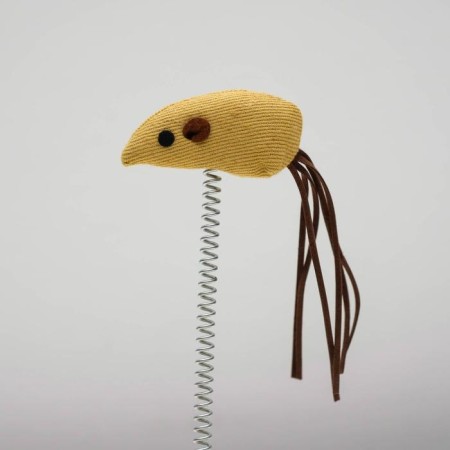 Toy mouse on the spring, 22 x 13 cm-2