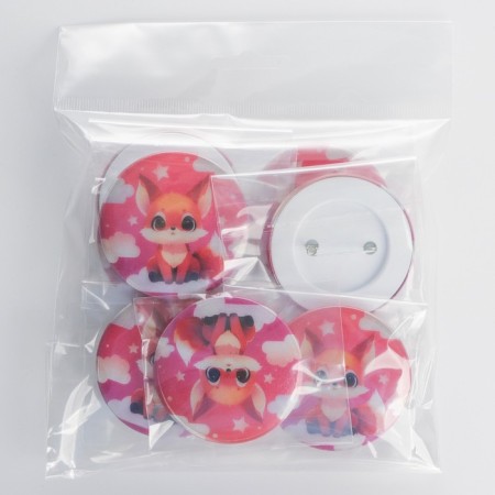 The reflective icon "Cute Fox", d = 56 mm-5