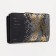 Women's wallet on a magnet, black color