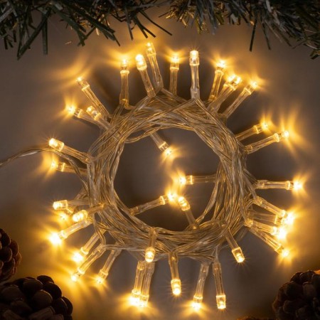 Garland “thread” 2 m, ip20, transparent thread, 20 LED, glow warm white, 2 modes, AAH3