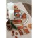 Majestic tray, with epoxy resin, d = 19.5 cm