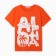 T -shirt for a boy, orange color, height 152 cm