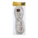 Luazon Lighting extension cord, 4 sockets, 3 m, 10 A, 2200 W, 3x1.5 mm2, with salary, with off., B