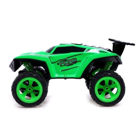 Radio -controlled jeep “Ghost”, 4WD, 4WD, smoke effect, green color-1