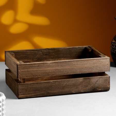 Kashpo wooden 26x16x10 cm natural rosewood