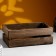 Kashpo wooden 26x16x10 cm natural rosewood