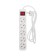 Extension cord Standard 5 nests, 1.5m, 3x1.0mm², s/h, with a switch, white rexant