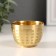 Souvenir brass "Cup to attract wealth of momofuku" D-5.6 cm 5.6x4.3 cm