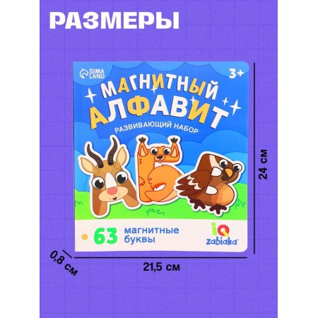 Developing set "Magnetic alphabet" Russian alphabet-5