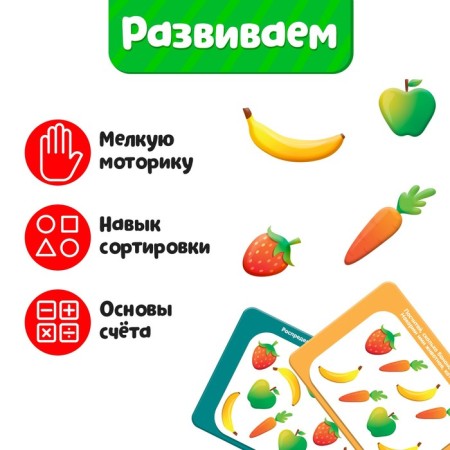 Training set "New Year's gifts", sorter, fruits, vegetables-2