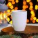 Porcelain share mug "Penguin", 350 ml, white color