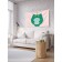Decorative panel with photo printing "Satisfied frog", horizontal, size 150x200 cm