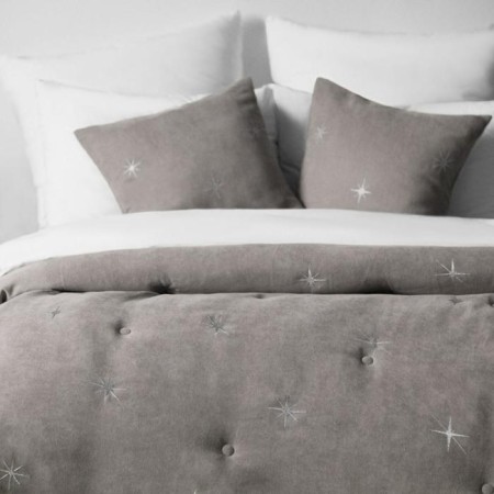 Cover with pillowcases "Belli", size 160x220 cm, color gray color-2