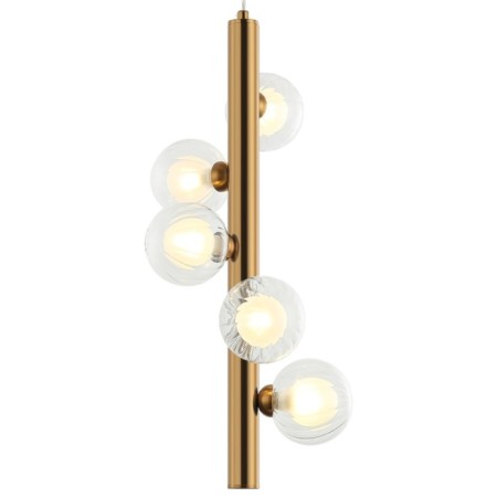 Shardin 5xg9 LED 27x27x61-150 cm lamp, bronze color-1