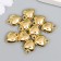 Suspension "Heart", color gold 12x15 mm