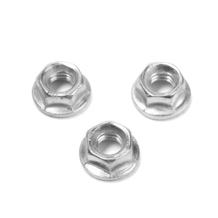 Tundra nut, with a flange, Din6923, galvanized, M5, 1 kg